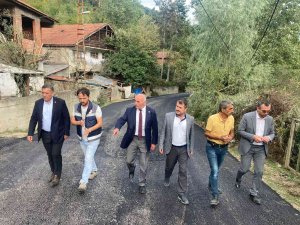 Başkan Sözen Asfaltlama Çalışmalarını İnceledi