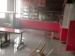 Hatay’da Okul Kantininde Yangın