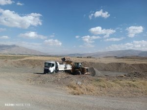 Muradiye’de Yol Yapım Çalışmaları