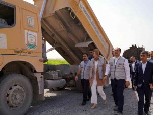 Siverek Kırsalında Asfalt Kaplama Çalışması Başladı