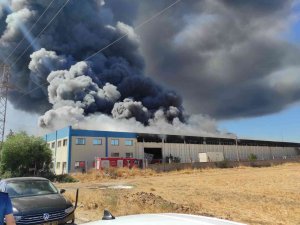 Torbalı’da Yatak Fabrikasında Yangın