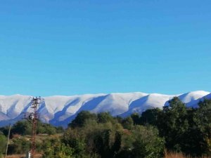 Uludağ’ın Zirvesi Beyaza Büründü