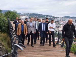 Trabzon Şehir Merkezi Seyir Terasından Seyredilecek