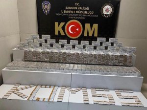 Samsun’da 48 Bin Dal Doldurulmuş Makaron Ele Geçirildi