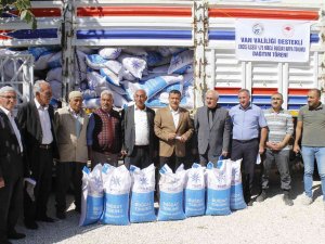 Erciş’te Çiftçilere Yüzde 75 Hibeli Buğday Arpa Tohumu Desteği Yapıldı