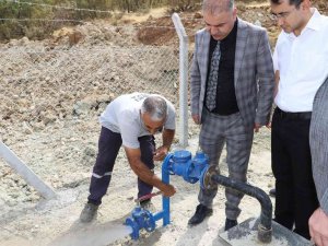 Di̇ski̇’den Kırsal Mahalleye Kesintisiz İçme Suyu