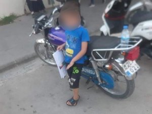 Park Halindeki Motosiklet Çalındı