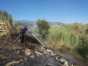 Arazi Yangınlarına İtfaiyeden Hızlı Müdahale