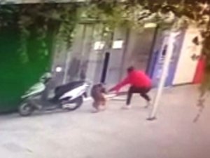 Köpeği Bıçaklayarak Öldürdü, O Anlar Güvenlik Kamerasına Yansıdı