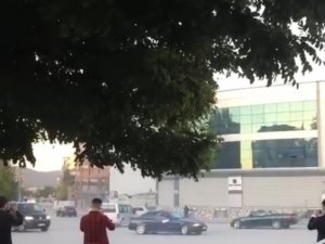 Bursa’da Drift Atan Şehir Magandalarının O Anları Kameralarda