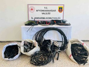 Kablo Hırsızları Kaçtıkları Ormanlık Alanda Yakalandı