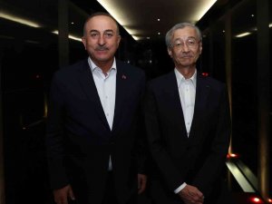 Bakan Çavuşoğlu Türkiye-japonya İ̇ş Konseyi Eşbaşkanı Mitsuoka İle Bir Araya Geldi