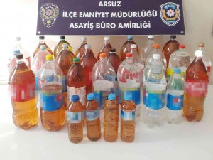 Hatay’da 47 Litre Sahte İçki Ele Geçirildi