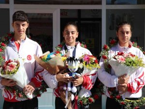 Avrupa Şampiyonu Aleyna Coşku İle Karşılandı