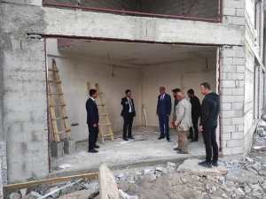 Kaymakam Ataman ‘Halk Ekmek Fırını’ İnşaatında İncelemelerde Bulundu