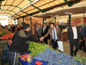 Başkan Hasan Kılca, Pazarcı Esnafıyla Buluştu