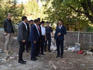 Vali Gürel, Çalışmaları Yerinde İnceledi