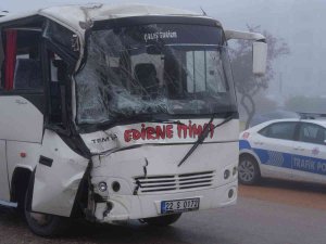 Edirne’de Trafik Kazası: 20 Yaralı