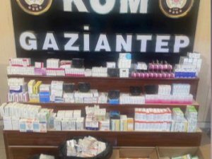 Gaziantep’te 19 Bin 902 Adet Kaçak İlaç Ele Geçirildi