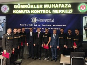 Cumhuriyet Tarihinin En Büyük Captagon Yakalamasını Yapan Ekibe Ödül