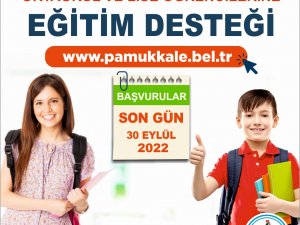 Eğitim Yardımı Başvurularında Son Gün 30 Eylül