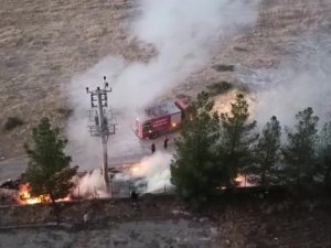 Gercüş’te Korkutan Yangın