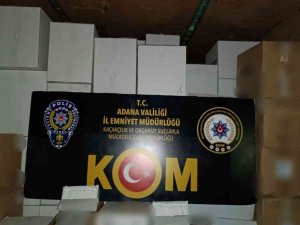 Adana’da 10 Milyon 510 Bin Adet Kaçak Makaron Ele Geçirildi