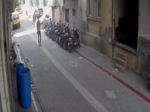 Elektrikli Bisikletin Çalınma Anı Kameraya Yansıdı