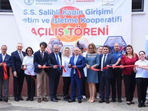 Salihli’de Sebze Ve Meyve Kurutma Tesisi Törenle Açıldı