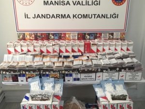 Manisa’da Binlerce Paket Kaçak Sigaraya El Konuldu