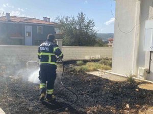 Menteşe’de Çıkan Yangın Korkuttu