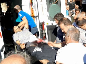 Bankanın Güvenlik Görevlisine Husumetlisi Kurşun Yağdırdı