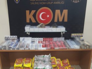 Manisa’da Kaçak Sigara Ve Çay Ele Geçirildi
