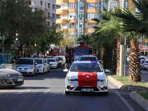 Şanlıurfa İ̇tfaiyesinden Kortej Geçişi