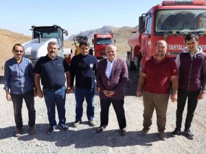 Yahyalı Aladağlar’da Yol Yapım Çalışması Devam Ediyor