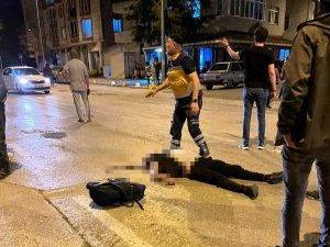 Motosikletten Düşen Sürücü Ağır Yaralandı