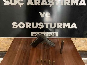 Kastamonu’da Ruhsatsız Tabanca Ve Fişekler Ele Geçirildi
