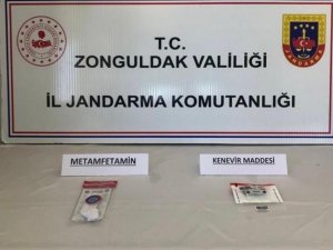 Çaycuma’da Metamfetamin Ve Esrar Ele Geçirildi