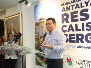 Uluslararası Antalya Resim Çalıştayı Sergisi Kapılarını Açtı