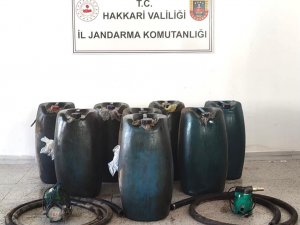 Hakkari’de 520 Litre Kaçak Akaryakıt Ele Geçirildi