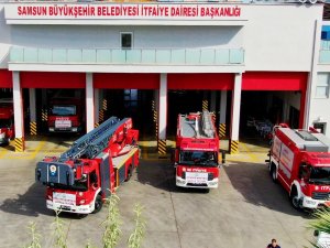 Samsun İtfaiyesi İlk 8 Ayda 4 Bin Olaya Müdahale Etti