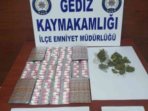 Gediz’de Bir Kişinin Üzerinde Uyuşturucu Ele Geçirildi