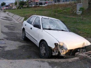 Samsun’da Ladik İ̇lçe Seçim Kurulu Müdürü Kazada Yaralandı