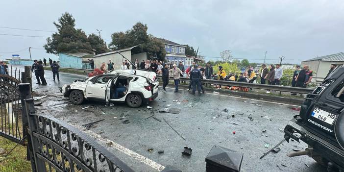 Rize’de feci kaza: 1 ölü, 7 yaralı