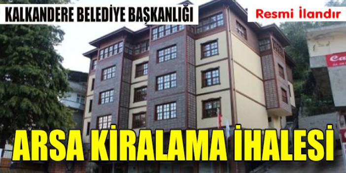 Arsa Kiralama İhalesi