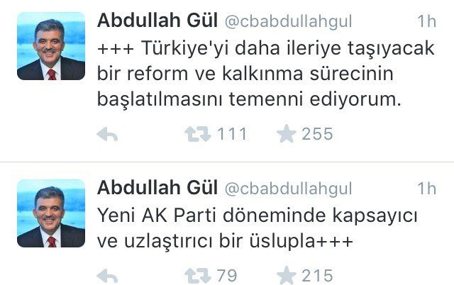 Abdullah Gül: “Ak Parti’yi Bu Başarıdan Dolayı Tebrik Ediyorum”