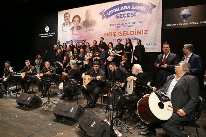 Türk Halk Müziği’nin 3 Dev İsmi İçin Büyükçekmece’de Özel Gece
