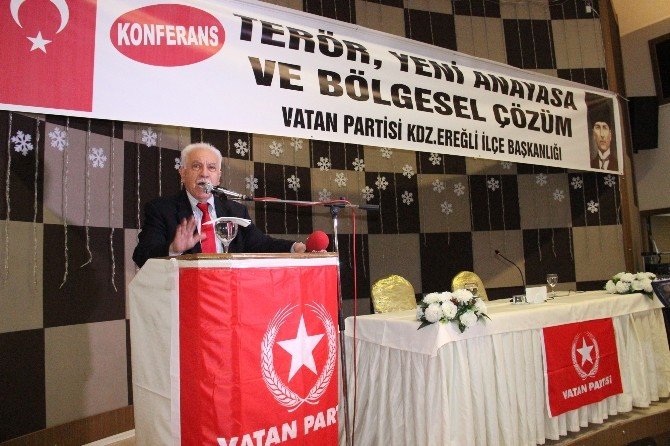 Doğu Perinçek Kdz. Ereğli’de Konferans Verdi