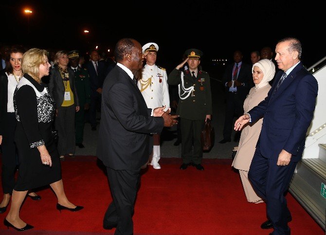 Cumhurbaşkanı Erdoğan Fildişi Sahili’ne Geldi