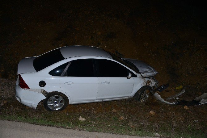 Tokat’ta Otomobil Şarampole Uçtu: 3 Yaralı